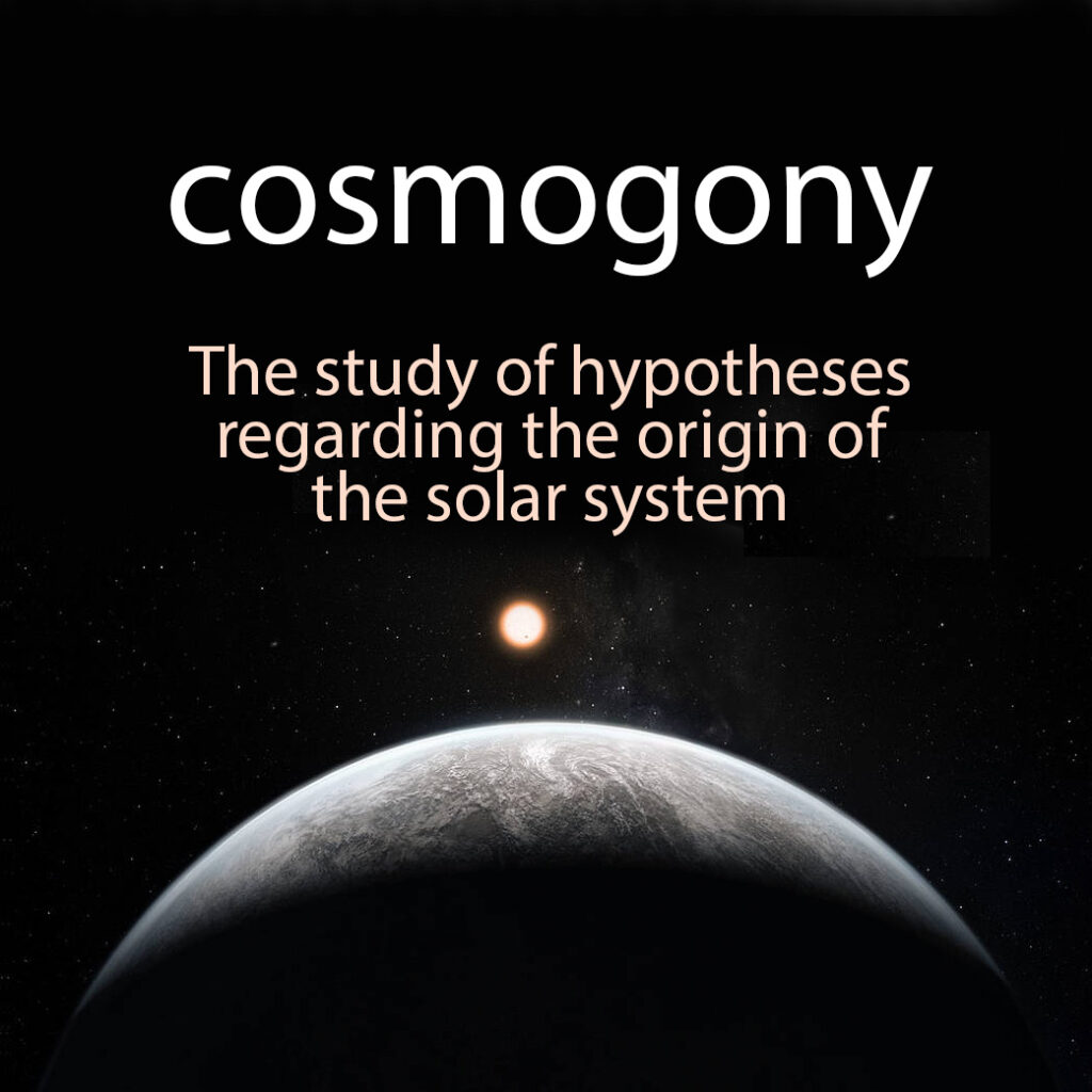 cosmogony