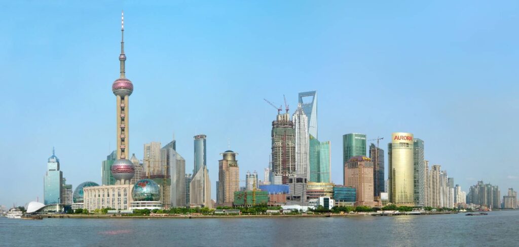Shanghai, China, skyline