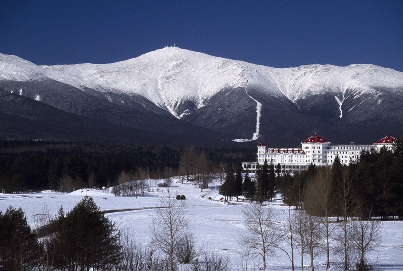 Mount Washington Hotel, Bretton Woods, New Hampshire, in winter